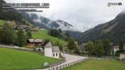 Archived webcam image showing Prägraten in East Tyrol on 23 Aug 2026 at 08:53