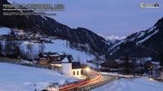 Archived webcam image showing Prägraten in East Tyrol on 26 Feb 2026 at 18:52