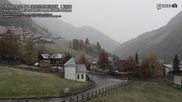 Archived webcam image showing Prägraten in East Tyrol on 25 Oct 2026 at 08:46