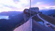 Archived webcam image showing Mount Schafberg, Panoramic View on 21 Oct 2026 at 07:20