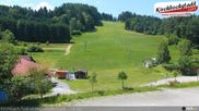 Archived webcam image showing Lift and run at the ski resort Schidorf Kirchbach on 26 Jun 2026 at 12:10