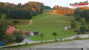 Archived webcam image showing Lift and run at the ski resort Schidorf Kirchbach on 24 Sep 2026 at 07:35