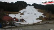 Archived webcam image showing Lift and run at the ski resort Schidorf Kirchbach on 28 Mar 2026 at 14:33