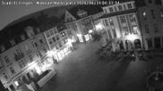 Archived webcam image showing View at the market place in Ettlingen on 24 Jun 2026 at 04:59
