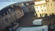 Archived webcam image showing View at the market place in Ettlingen on 24 Jun 2026 at 07:59