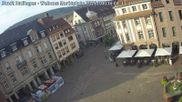 Archived webcam image showing View at the market place in Ettlingen on 16 Aug 2026 at 08:15