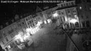 Archived webcam image showing View at the market place in Ettlingen on 3 Oct 2026 at 02:17