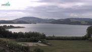 Archived webcam image showing View over the Wallersee on 14 Jun 2026 at 10:34