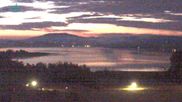 Archived webcam image showing View over the Wallersee on 3 Aug 2026 at 04:11