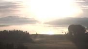 Archived webcam image showing View over the Wallersee on 3 Aug 2026 at 06:11