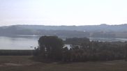 Archived webcam image showing View over the Wallersee on 3 Aug 2026 at 08:11