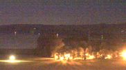 Archived webcam image showing View over the Wallersee on 1 Oct 2026 at 04:36