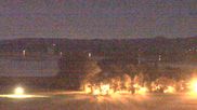 Archived webcam image showing View over the Wallersee on 1 Oct 2026 at 02:36