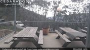 Archived webcam image showing Falls Creek - Cedarwood Apartments on 5 Apr 2026 at 07:22