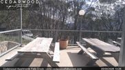 Archived webcam image showing Falls Creek - Cedarwood Apartments on 5 Apr 2026 at 02:22