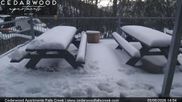 Archived webcam image showing Falls Creek - Cedarwood Apartments on 5 Jun 2026 at 07:40