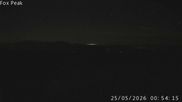 Archived webcam image showing View from the Fox Peak top station on 24 May 2026 at 14:00