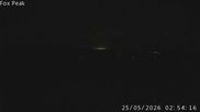 Archived webcam image showing View from the Fox Peak top station on 24 May 2026 at 16:00