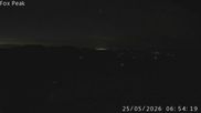 Archived webcam image showing View from the Fox Peak top station on 24 May 2026 at 20:00