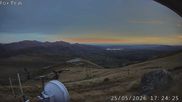 Archived webcam image showing View from the Fox Peak top station on 25 May 2026 at 07:00