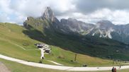 Archived webcam image showing Seceda panorama view on 23 Aug 2026 at 12:48
