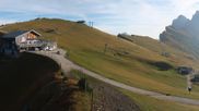 Archived webcam image showing Seceda panorama view on 18 Sep 2026 at 08:57