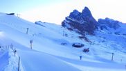 Archived webcam image showing Seceda panorama view on 26 Feb 2026 at 06:30