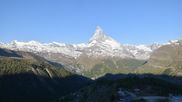 Archiviertes Webcam Bild: Zermatt: Station Sunnega mit Blick aufs Matterhorn am 28.05.2026 um 07:14 Uhr