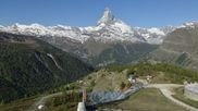 Archiviertes Webcam Bild: Zermatt: Station Sunnega mit Blick aufs Matterhorn am 28.05.2026 um 08:14 Uhr