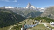 Archiviertes Webcam Bild: Zermatt: Station Sunnega mit Blick aufs Matterhorn am 12.07.2026 um 10:55 Uhr