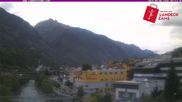 Archived webcam image showing River Inn in the city of Landeck on 6 May 2026 at 06:27