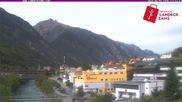 Archived webcam image showing River Inn in the city of Landeck on 3 May 2026 at 16:43