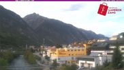 Archived webcam image showing River Inn in the city of Landeck on 3 May 2026 at 18:43