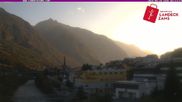 Archived webcam image showing River Inn in the city of Landeck on 28 May 2026 at 06:32