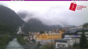 Archived webcam image showing River Inn in the city of Landeck on 5 Jun 2026 at 06:20