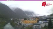 Archived webcam image showing River Inn in the city of Landeck on 5 Jun 2026 at 07:20