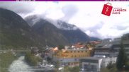 Archived webcam image showing River Inn in the city of Landeck on 5 Jun 2026 at 10:20