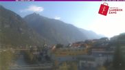 Archived webcam image showing River Inn in the city of Landeck on 4 Aug 2026 at 08:38