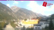 Archived webcam image showing River Inn in the city of Landeck on 4 Aug 2026 at 14:38