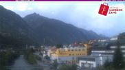 Archived webcam image showing River Inn in the city of Landeck on 4 Aug 2026 at 18:38