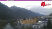 Archived webcam image showing River Inn in the city of Landeck on 30 Aug 2026 at 06:44
