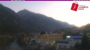 Archived webcam image showing River Inn in the city of Landeck on 30 Sep 2026 at 07:03
