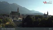 Archived webcam image showing Hall Tyrol - Market place on 12 Jul 2026 at 08:36