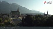 Archived webcam image showing Hall Tyrol - Market place on 5 Aug 2026 at 08:07
