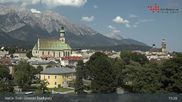 Archived webcam image showing Hall Tyrol - Market place on 5 Aug 2026 at 15:07