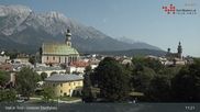 Archived webcam image showing Hall Tyrol - Market place on 5 Aug 2026 at 11:07