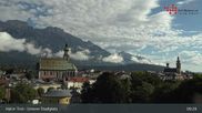 Archiviertes Webcam Bild: Stadtplatz in Hall in Tirol am 26.08.2026 um 09:36 Uhr