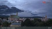 Archiviertes Webcam Bild: Stadtplatz in Hall in Tirol am 26.08.2026 um 01:36 Uhr
