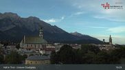 Archiviertes Webcam Bild: Stadtplatz in Hall in Tirol am 26.08.2026 um 19:36 Uhr
