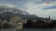 Archiviertes Webcam Bild: Stadtplatz in Hall in Tirol am 26.08.2026 um 11:36 Uhr